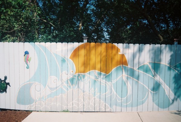 unfinished mural
