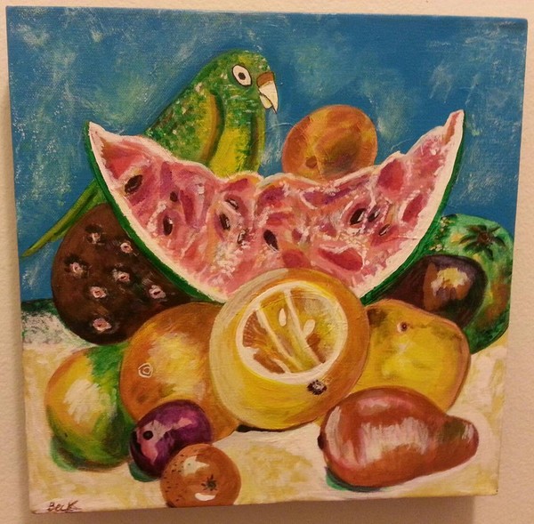 Frida Kahlo still life for Jillian