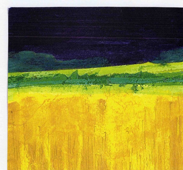 Wheat field in a storm