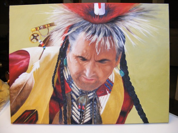 dances his prayers