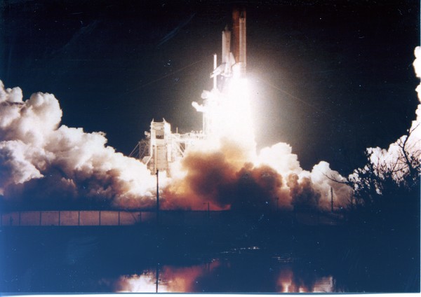 NASA Space Shuttle Night Launch