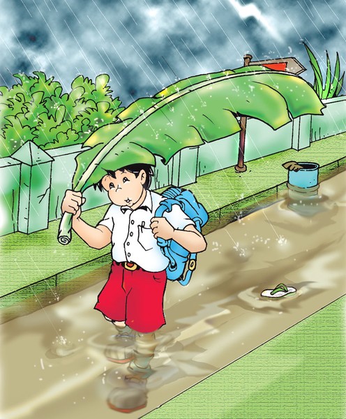 Flood after School