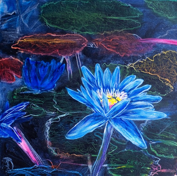 Neon Waterlilly