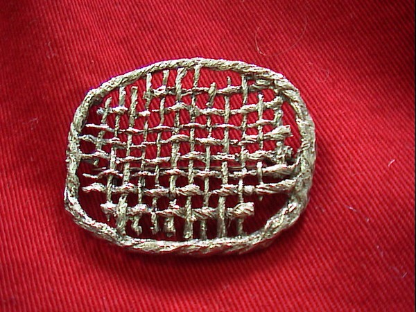 Hand made sterling silver brooch