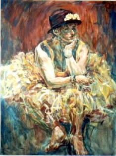 Ballerina With Black Hat
