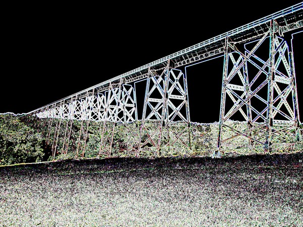 Train in the sky