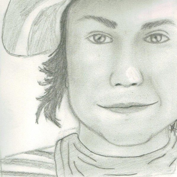 A sketch of Frank Iero