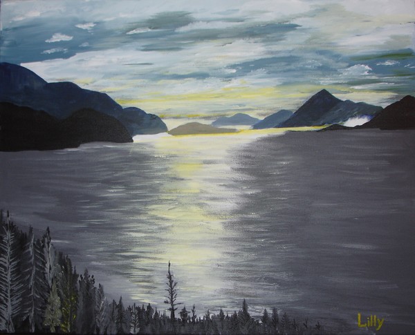 Sunset in British Columbia