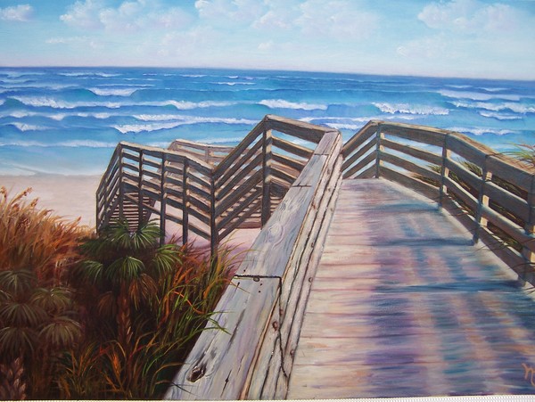Ocean Stairway to Ponce Inlet