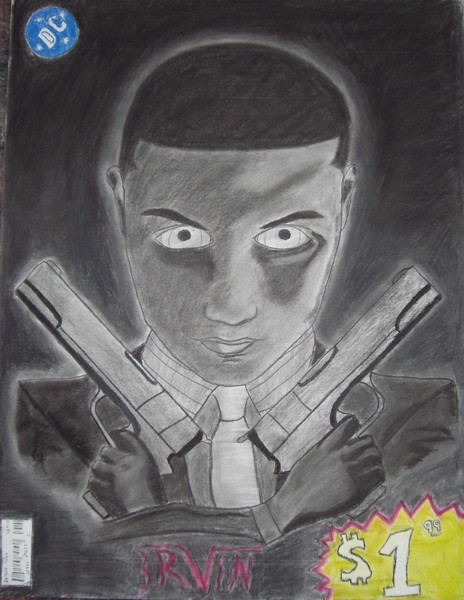 self protrait as hitman