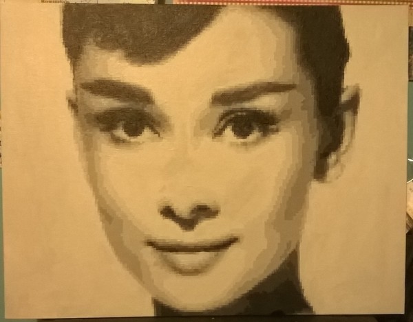 Audrey Hepburn Pixel