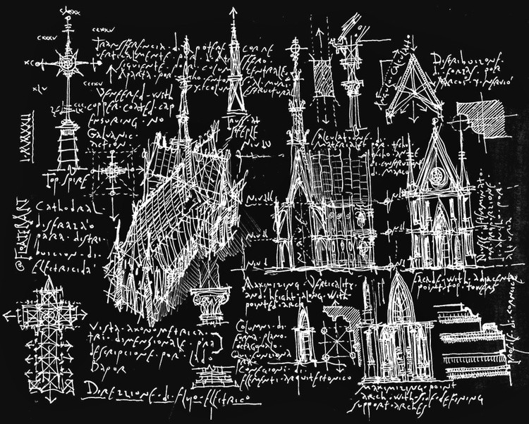 Black and White Nave
