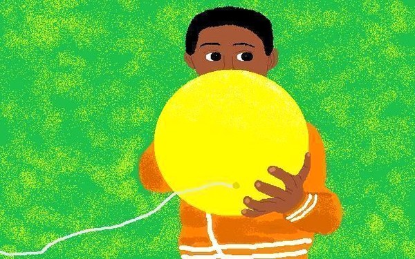 the moon balloon