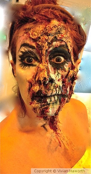 SPECIAL FX-WOMAN GHOUL FACE MAKEUP