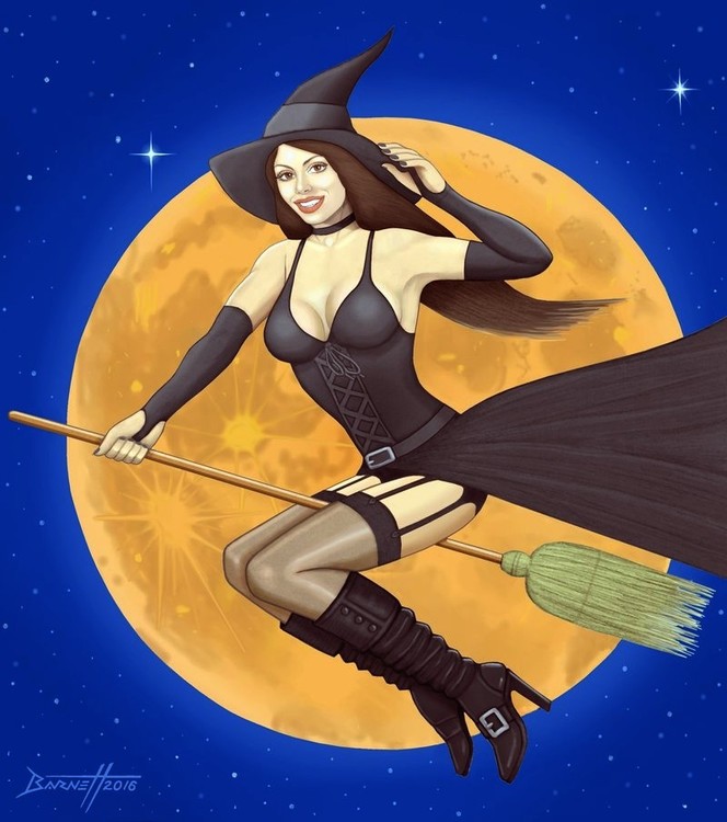 Witch on Broom
