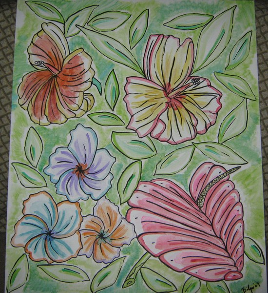 Falling Flowers
