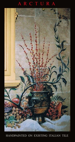 hand painted tile / private commission
