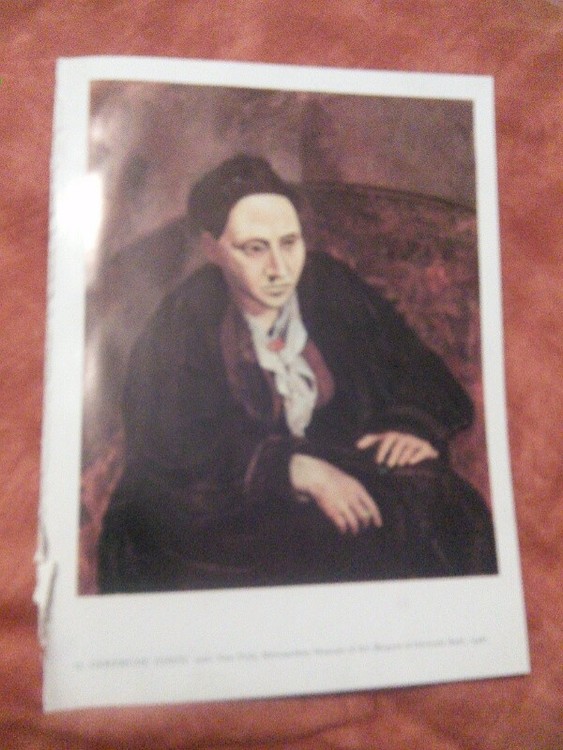 --- PICASSO  BOOKPLATE  PRINT----(Gertrude Stein)