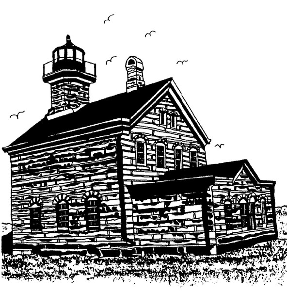 Rhode Island block island north lighthouses
