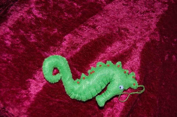 seahorse ornament