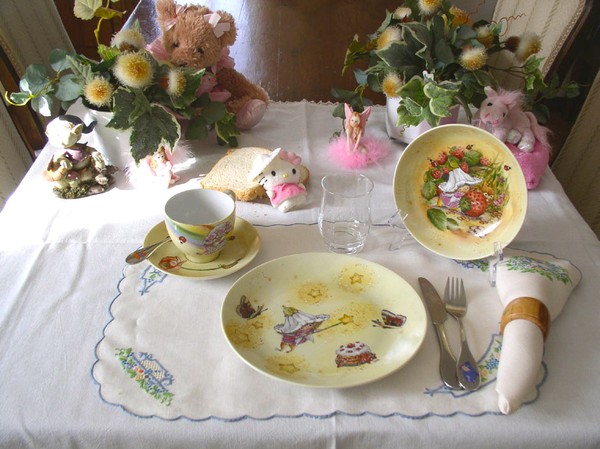 dishes for children with fairies