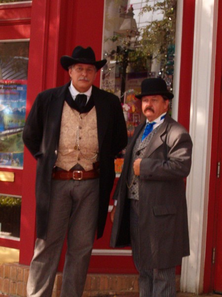 on the streets of old Cowtown