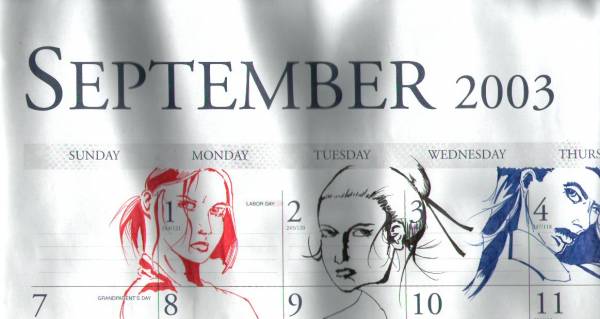 Sept 1, 3 & 4