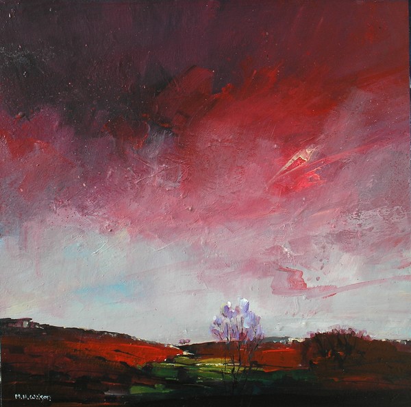 Red Sky Curbar Edge