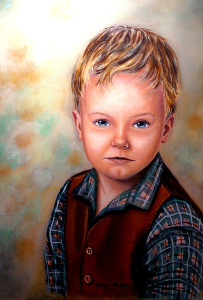 Ashley aged2 18x14 canvas board