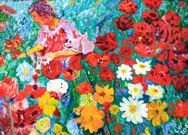 in the garden