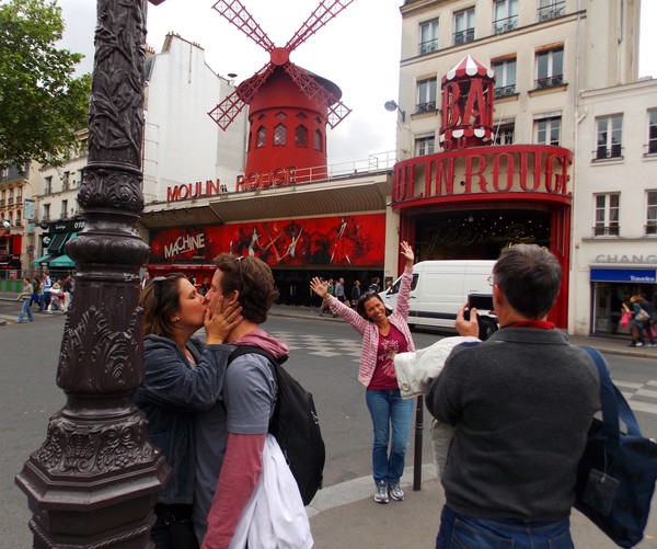 Kissing at the Moulin Rouge