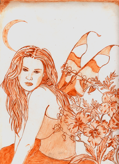Dana the Faerie of the Flowers