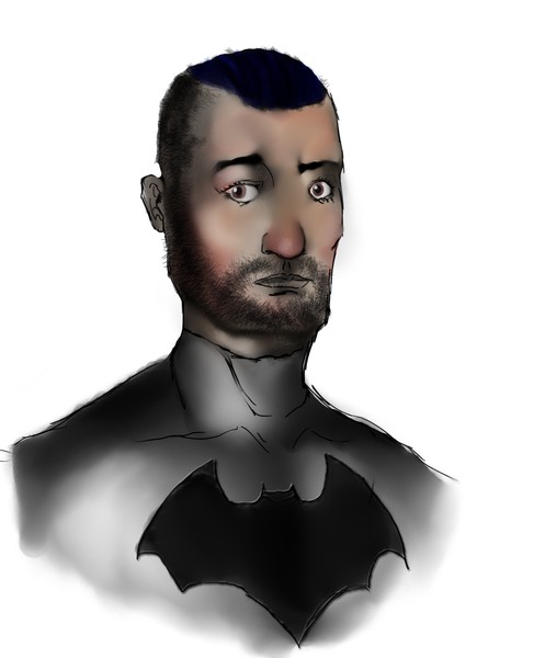 young batman  quick sketch