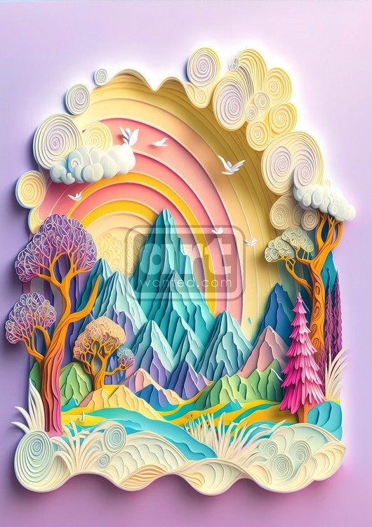Mountain rainbow