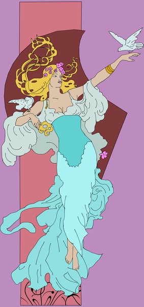 The Dove by lilylineart