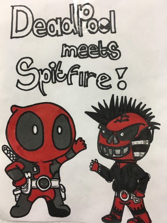 Deadpool meets Spitfire! (Cover)
