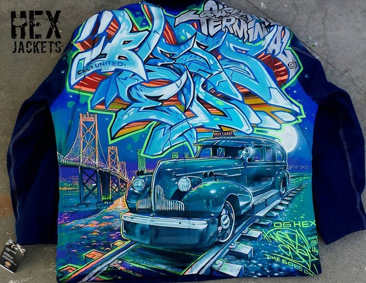OAKLAND TERMINAL handpainted jacket