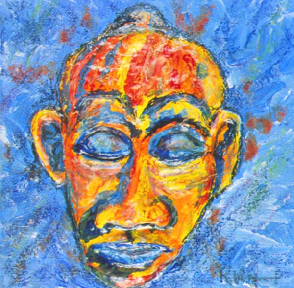 Orange Buddha 2