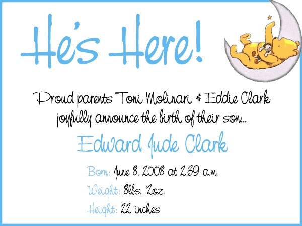 Birth Announcement