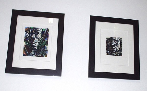 Gaze and Face Plant Framed