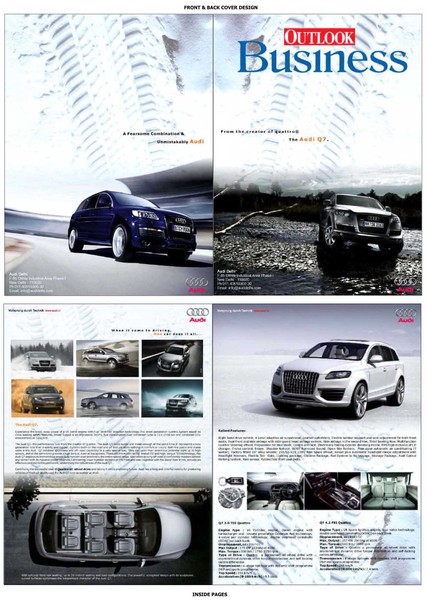 OUTLOOK BUSINESS - AUDI Q7 ARTICLE