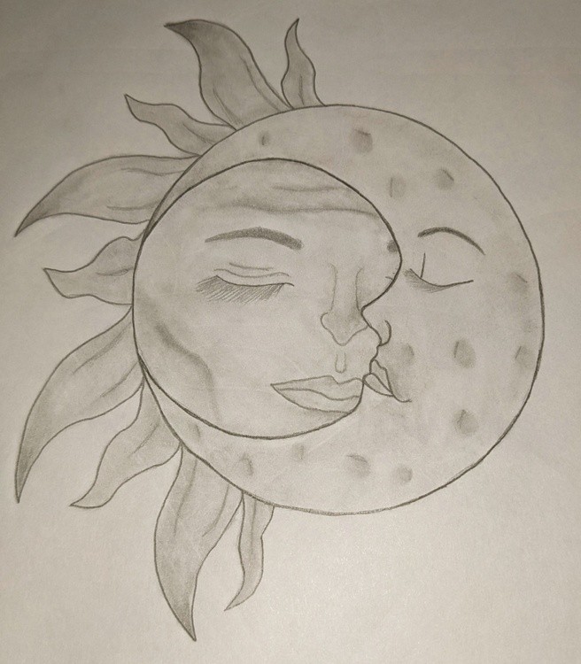 The Moon That Cradles the Sun