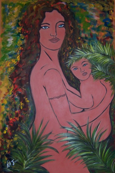 mother with child SOLD