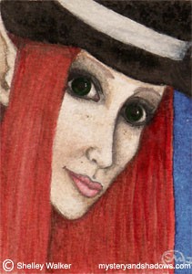Lydia Halloween ACEO