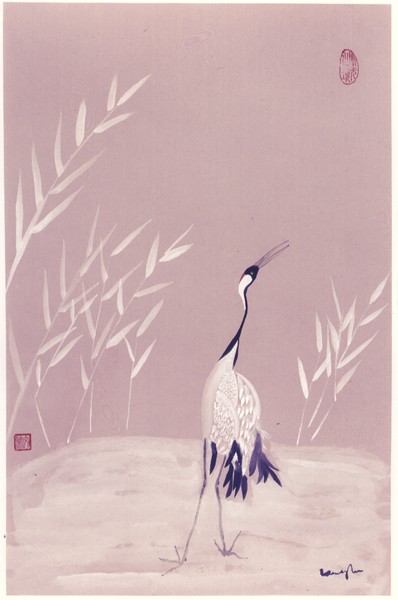 Crane & White Bamboo