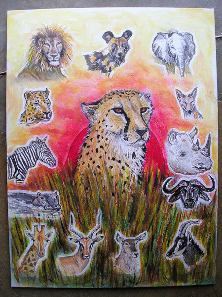 African animal collection