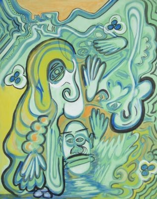 Outsider Art Three Faces