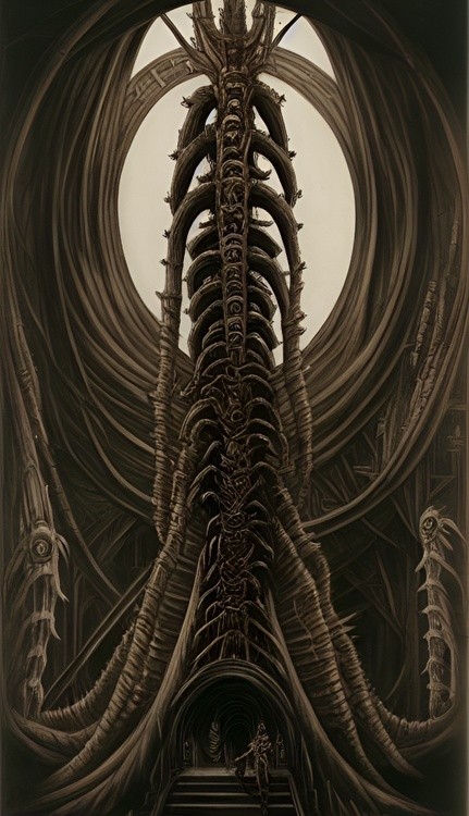 Throne room of a Giger acolyte