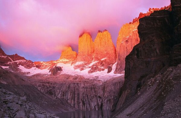 Las Torres at dawn