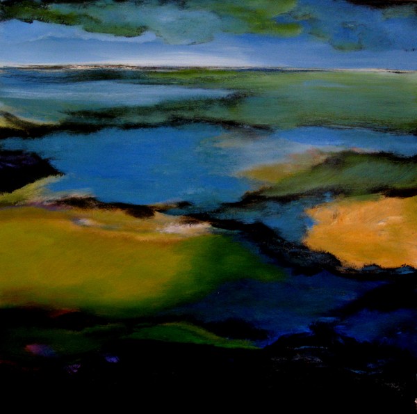 Saltings in the evening